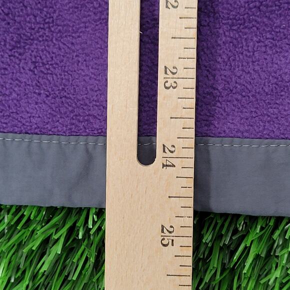 Vintage Y2K North-Face Fleece Jacket Womens S/M 18x25 Purple TNF - Picture 12 of 16